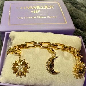 Charmelier Gold Celestial Charm Bracelet by BP
